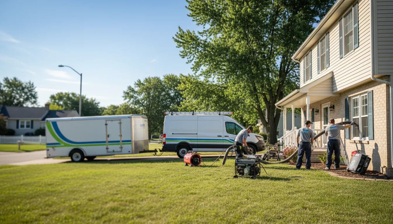 Flooded Basement Restoration And Cleanup With Repair in Clarkson, NE near me
